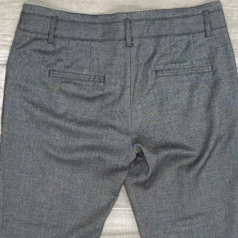 Zara Basic Tapered Ankle Skinny Slim Fit Trousers in Gray Women’s Size 8